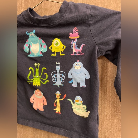 Old Navy/Disney Monster's Inc Long Sleeve Shirt 4T - Picture 2 of 3